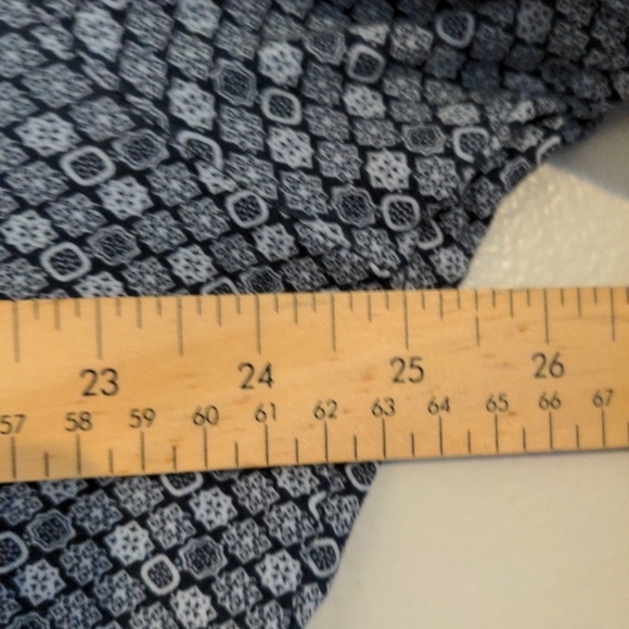 English Laundry Shirt Mens 2XL Blue geometric Soft Cotton Long Sleeve NWOT - Picture 7 of 10